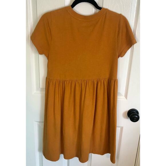 Urban Outfitters Alexa Babydoll Dress in Maize Yellow 100% Cotton Size XS - Picture 6 of 6